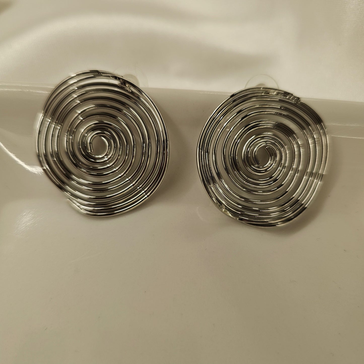 Silver Vortex Studs