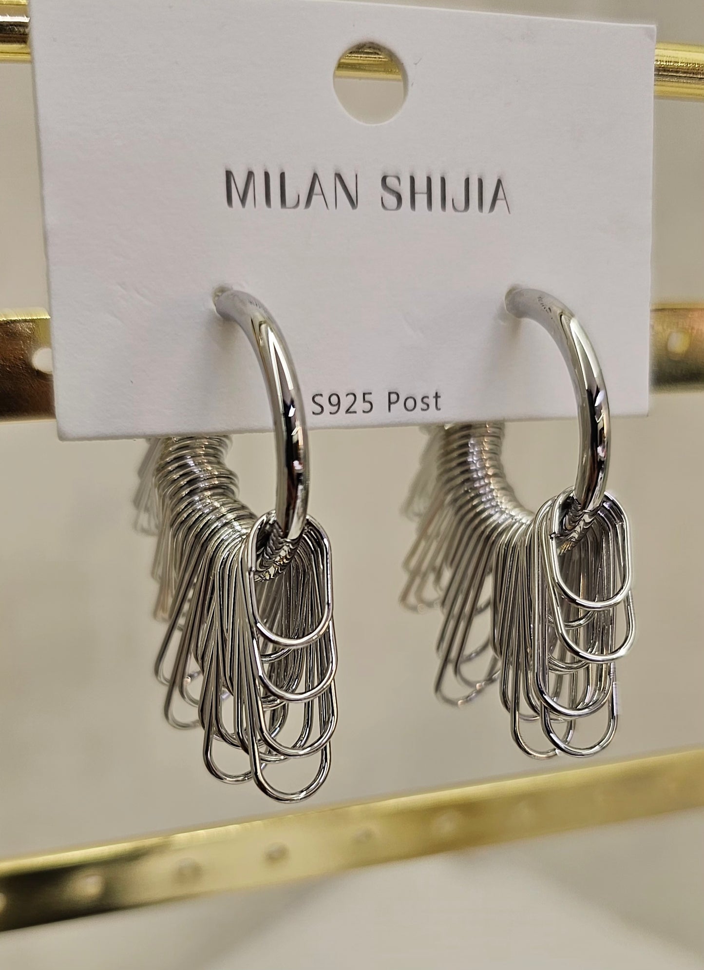 Tassel Link Hoops