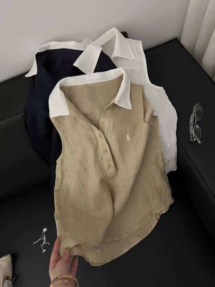Elegant Linen S/L Top