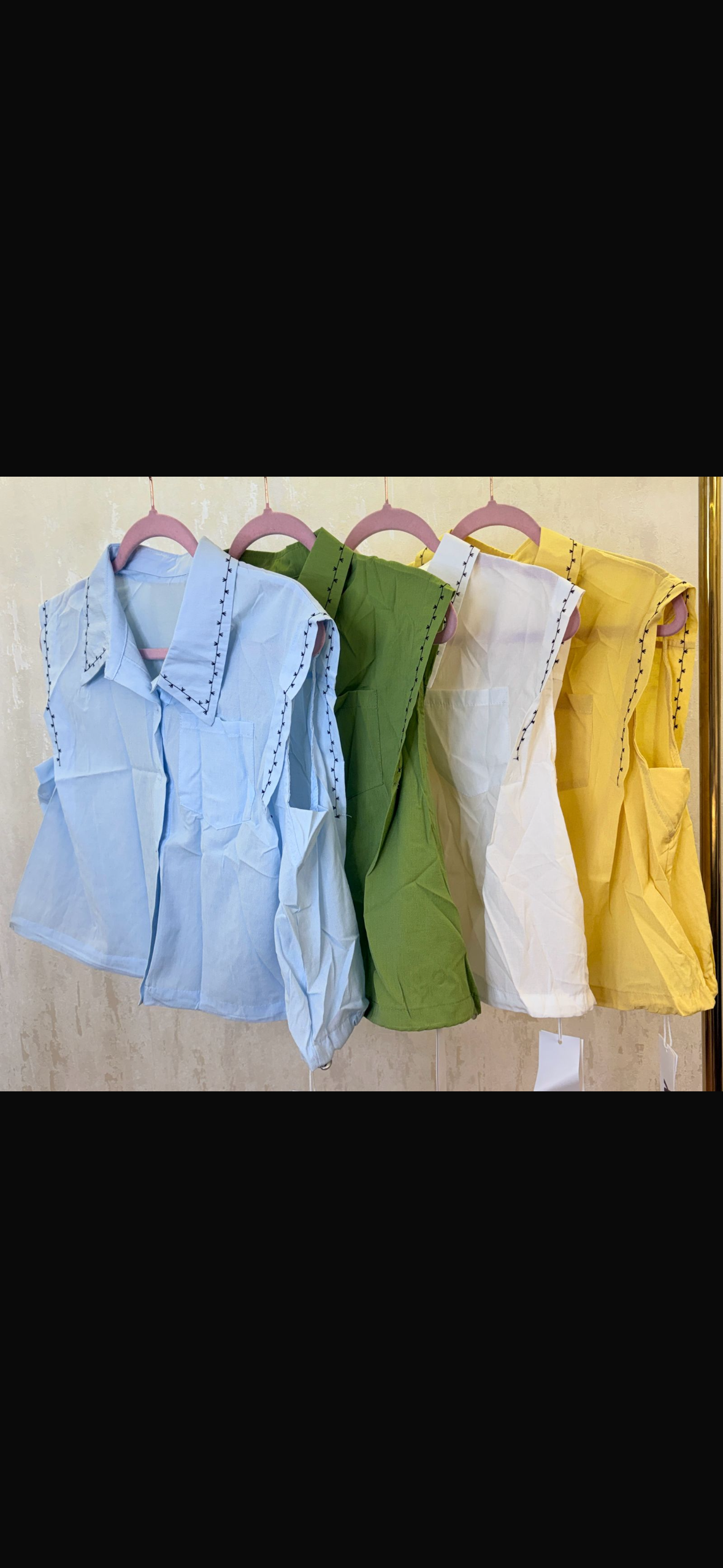 Linen trendy look Top