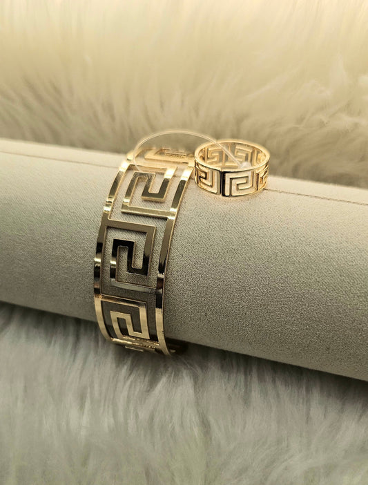The Golden Meander Bracelets