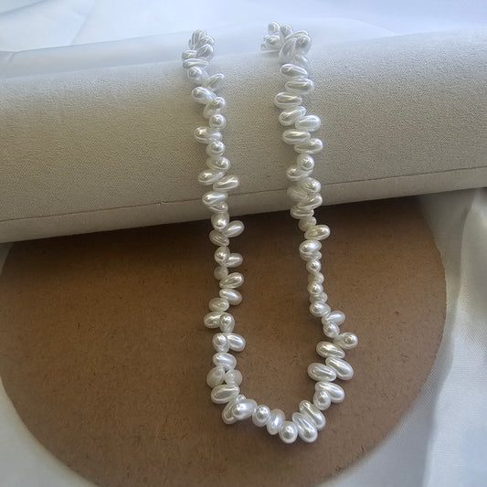Natural Keshi Pearl Strand