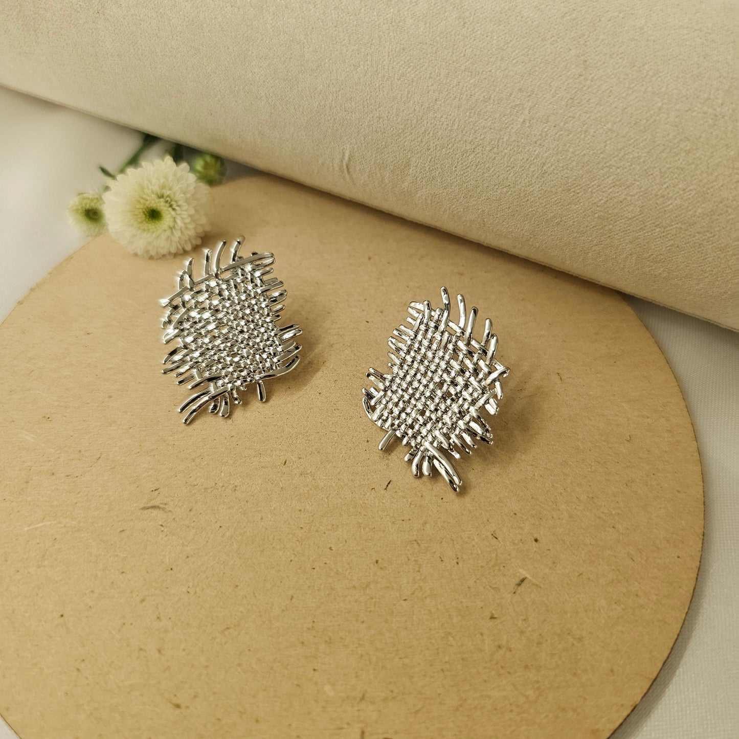 Silver Straw Weave