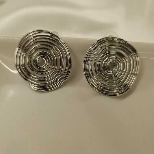 Silver Vortex Studs