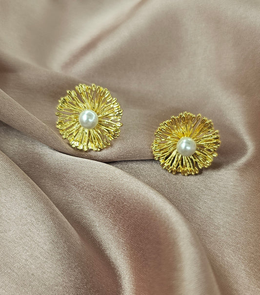 Sunburst Pearl Studs