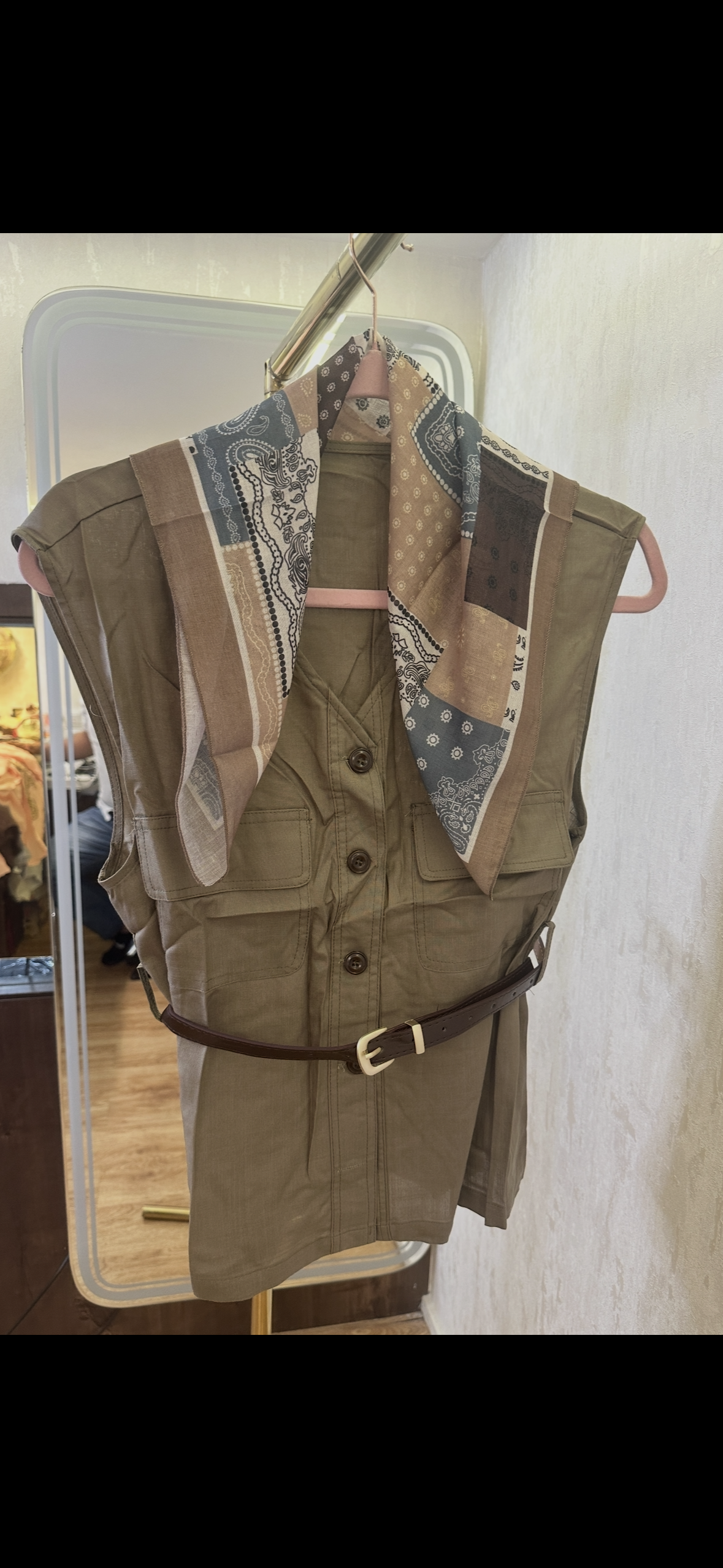 Linen Fabric Short Jacket Style Top