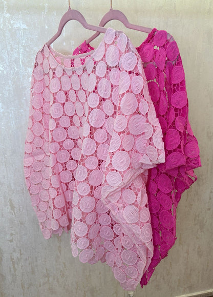 Crosia poncho Top