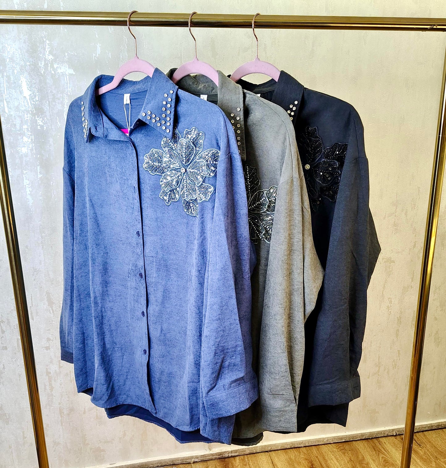 Butterfly patch Top