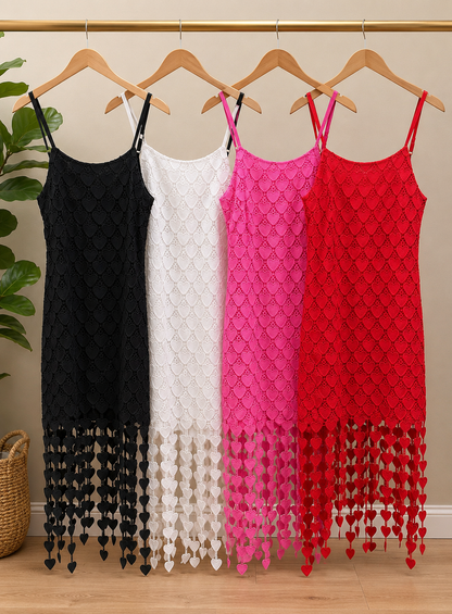 Boho Beach Crochet Midi