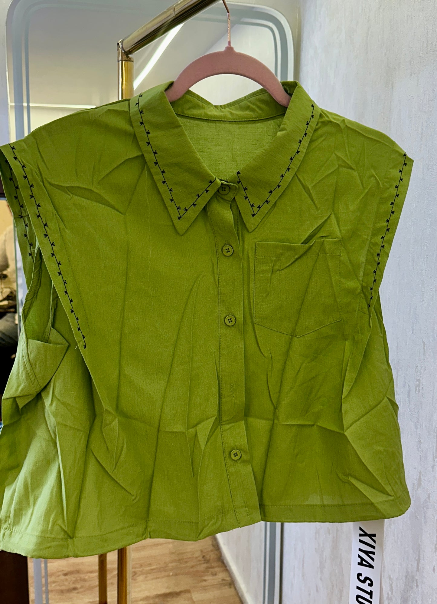 Linen trendy look Top