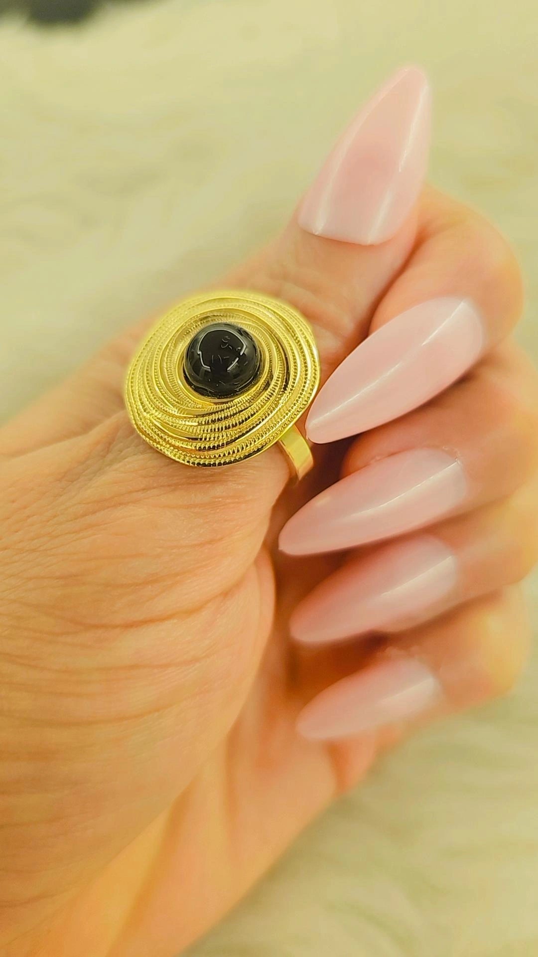 Serpent Link Adjustable Ring