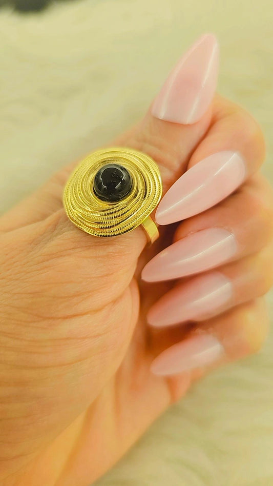 Serpent Link Adjustable Ring