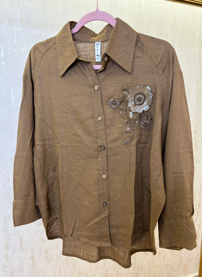 Linen cotton shirt