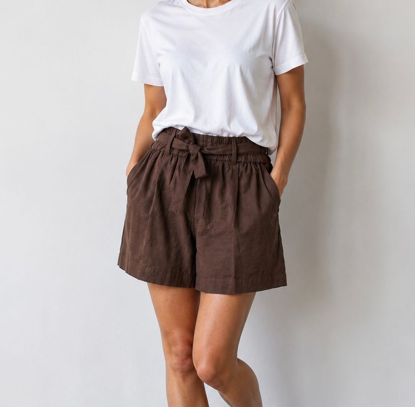 Linen shorts