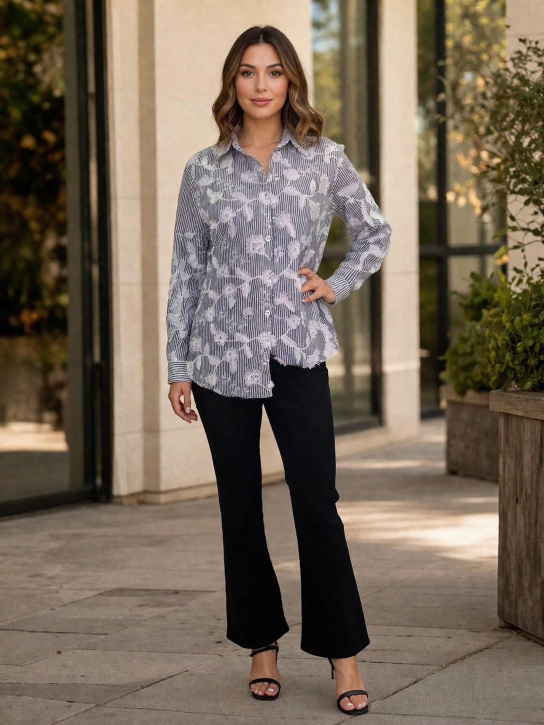 Imported fabric top