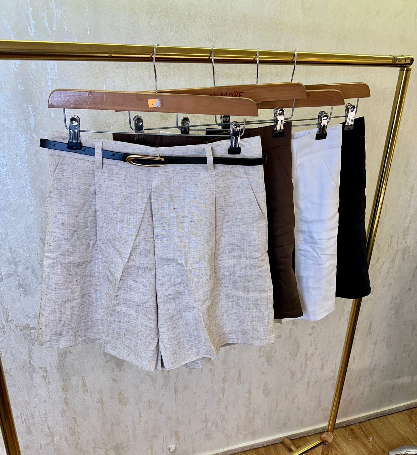 Linen shorts