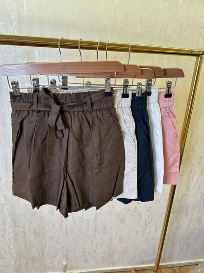 Linen shorts
