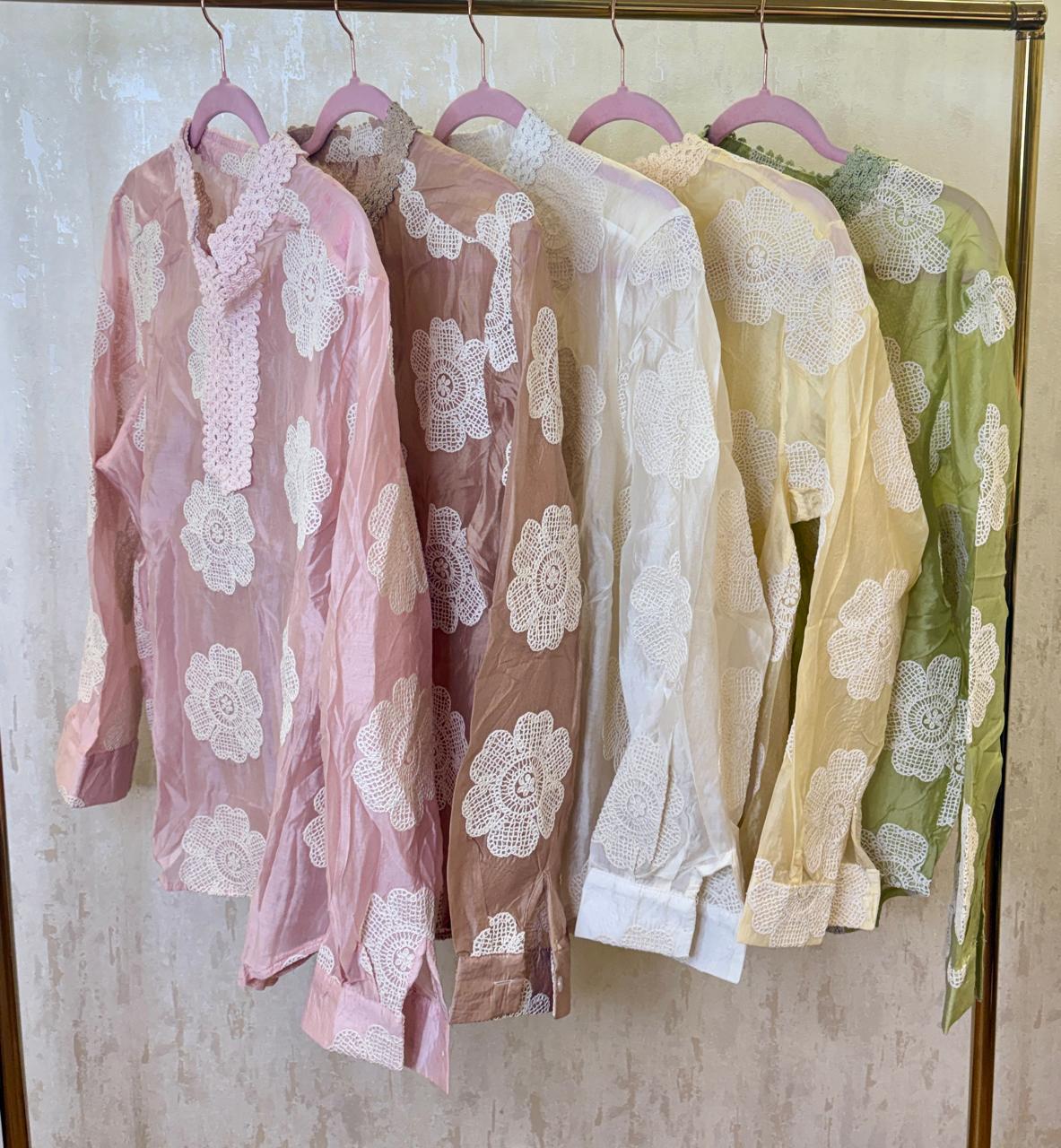 Organza fabric top
