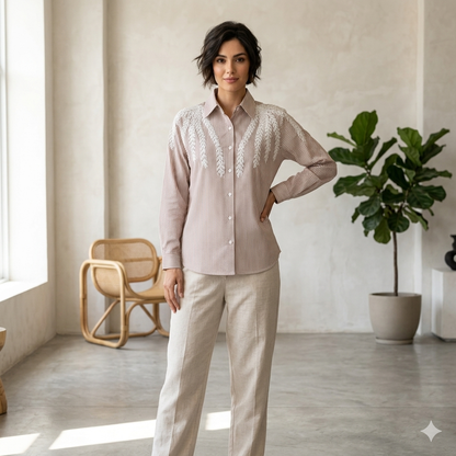 Imported fabric shirt party wear
