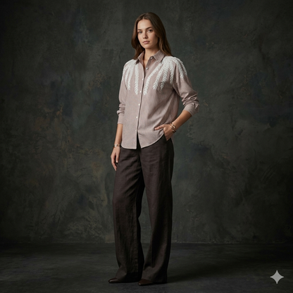 Imported fabric shirt party wear